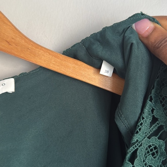 Sandro Hearty Lace Fit & Flare Cocktail Dress Medium - Picture 9 of 16